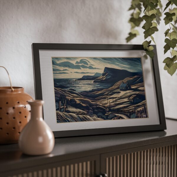 Windy night - Framed Print - Image 2