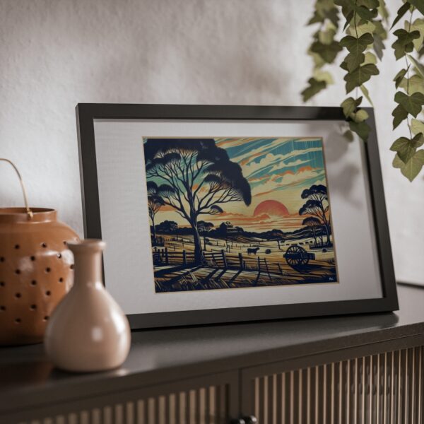 Road to the farm - Framed Print - Image 4