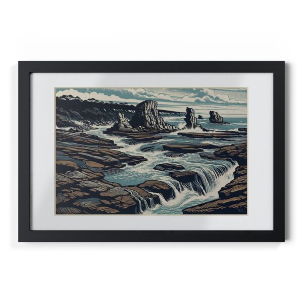 Danger Coast - Framed Print