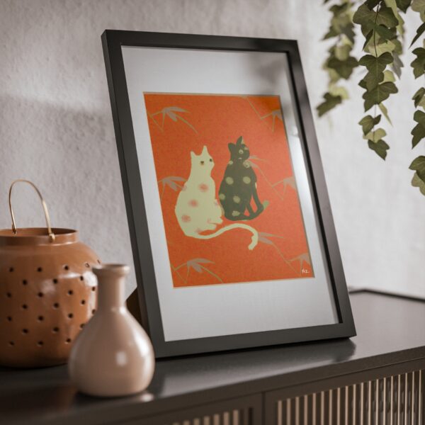 Duality: Dotted Threads - Framed Print - Image 3